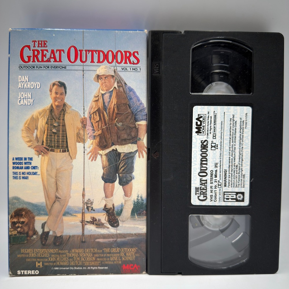 The Great Outdoors VHS Dan Aykroyd John Candy MCA Home Video 1988 Comedy PG